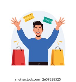 Big Savings Vector illustration. EPS 10 file