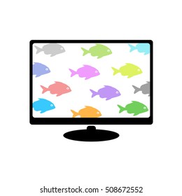 big screen television