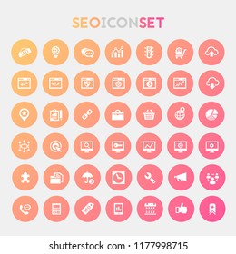 Big SEO icon set