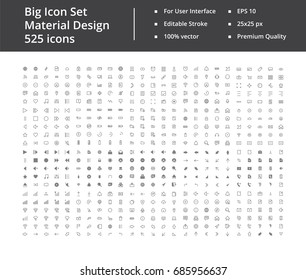 Big Set of 525 Icons
