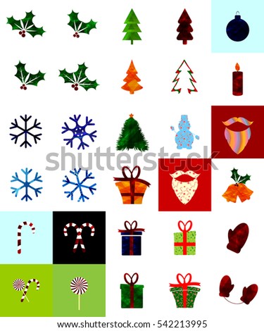 big set abstract christmas logos design stock vector royalty free christmas logos free