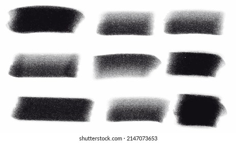 Big set of Black grunge stroke brush , banner, label, for your design, vector.
