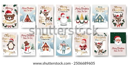 Similar – Image, Stock Photo reindeer Christmas