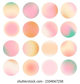 Big set contemporary gradient highlight covers  Abstract aesthetic backgrounds  Modern template for social media stories 