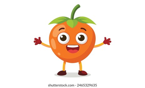 Big Set cute cartoon realistic fruits characters