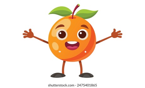 Big Set cute cartoon realistic fruits characters