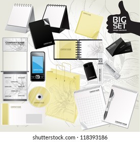 Big set design elements for your advertising 3