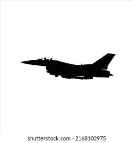 Big Set of Different Kind of Airplanes Silhouettes. In Flight, Running, Takeoff, Landing, Front, Profile, Back, Up and Bottom Views. High Detail, Very Smooth, air fighter. Vector Illustration.