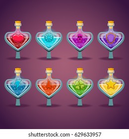 Big set with different magic elixir