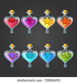 Big set with different magic elixir