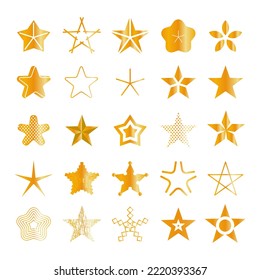 Big set of different stars collection