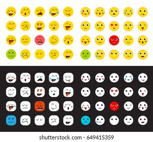 Big Set Emoticons Emoji Devices Vector Stock Vector (Royalty Free ...