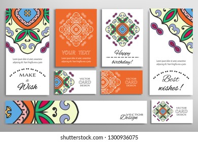 vector set greeting cards wedding invitations stock vector royalty wedding invitation postcard template