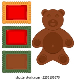 Big set homemade cookie different taste in pastry biscuit, large kit cookie consist of collectible natural tasty food biscuit it pastry accessory, fresh pastry biscuit from sweet cookie to breakfast