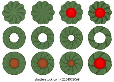 Big set homemade cookie different taste in pastry biscuit, large kit cookie consist of collectible natural tasty food biscuit it pastry accessory, fresh pastry biscuit from sweet cookie to breakfast