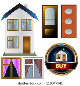 Big set of the house and details