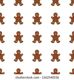 Big set identical gingerbread man, kit colorful pastry cookie. Cookie consisting of collectible natural tasty food gingerbread man, pastry accessory. Eat fresh pastry gingerbread man from same cookie.