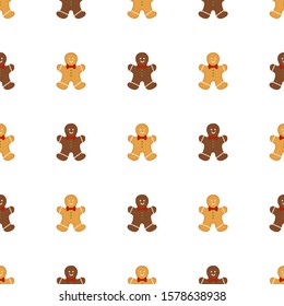 Big set identical gingerbread man, kit colorful pastry cookie. Cookie consisting of collectible natural tasty food gingerbread man, pastry accessory. Eat fresh pastry gingerbread man from same cookie.
