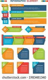 Big set of Infographic Element Professional appropriate for business brochure, flyer, presentation, etc.