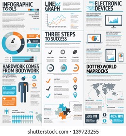 Big set of infographic elements vector EPS10