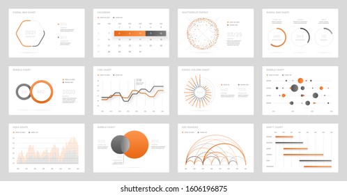 Big set of infographic tools. Use in presentation templates, mobile app and corporate report. Dashboard UI with big data visualization.