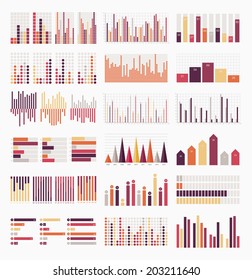 Big set of infographics elements