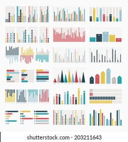 Big set of infographics elements