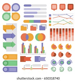 Big set of infographics elements.
