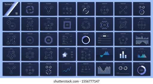 Big set of infographics elements. EPS10. Infographic for brochure, web banner