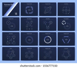 Big set of infographics elements. EPS10. Infographic for brochure, web banner