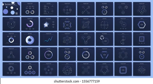 Big set of infographics elements. EPS10. Infographic for brochure, web banner