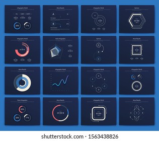Big set of infographics elements. EPS10. Infographic for brochure, web banner