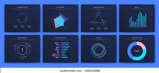 Big set of infographics elements. EPS10. Infographic for brochure, web banner