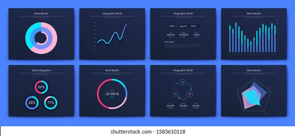 Big set of infographics elements. EPS10. Infographic for brochure, web banner