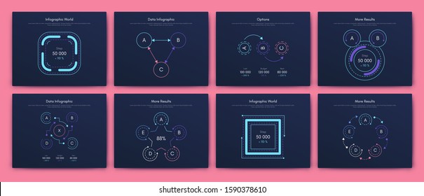 Big set of infographics elements. EPS10. Infographic for brochure, web banner