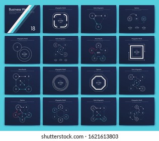 Big set of infographics elements. EPS10. Infographic for brochure, web banner
