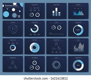 Big set of infographics elements. EPS10. Infographic for brochure, web banner