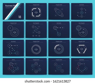 Big set of infographics elements. EPS10. Infographic for brochure, web banner
