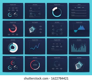 Big set of infographics elements. EPS10. Infographic for brochure, web banner