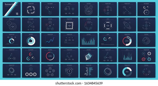 Big set of infographics elements. EPS10. Infographic for brochure, web banner
