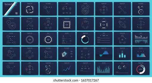 Big set of infographics elements. EPS10. Infographic for brochure, web banner