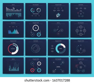 Big set of infographics elements. EPS10. Infographic for brochure, web banner