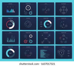 Big set of infographics elements. EPS10. Infographic for brochure, web banner