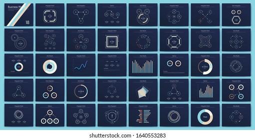 Big set of infographics elements. EPS10. Infographic for brochure, web banner