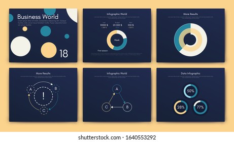 Big set of infographics elements. EPS10. Infographic for brochure, web banner