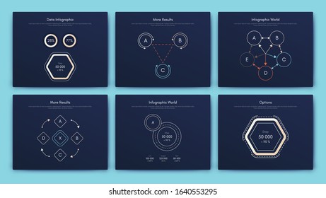 Big set of infographics elements. EPS10. Infographic for brochure, web banner