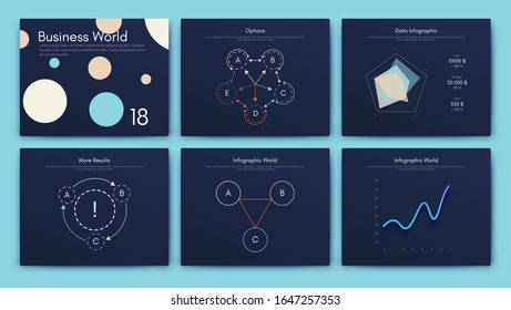 Big set of infographics elements. EPS10. Infographic for brochure, web banner