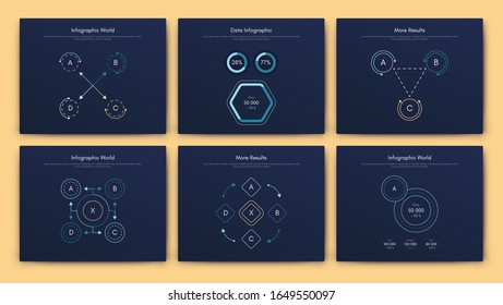 Big set of infographics elements. EPS10. Infographic for brochure, web banner