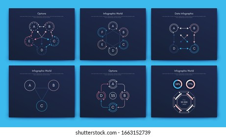 Big set of infographics elements. EPS10. Infographic for brochure, web banner