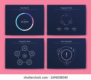 Große Menge an Infografik-Elementen.  EPS10. Infografik für Broschüren, Webbanner